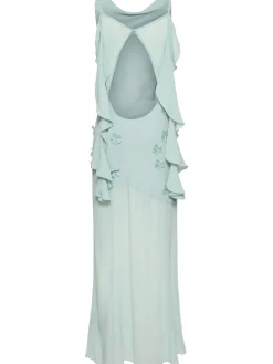 Vestito lungo Darly con fiori