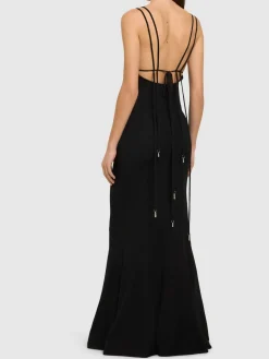 Vestito lungo Delas in maglia di lana