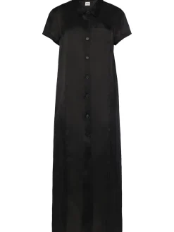 Vestito lungo Effy in organza di misto seta