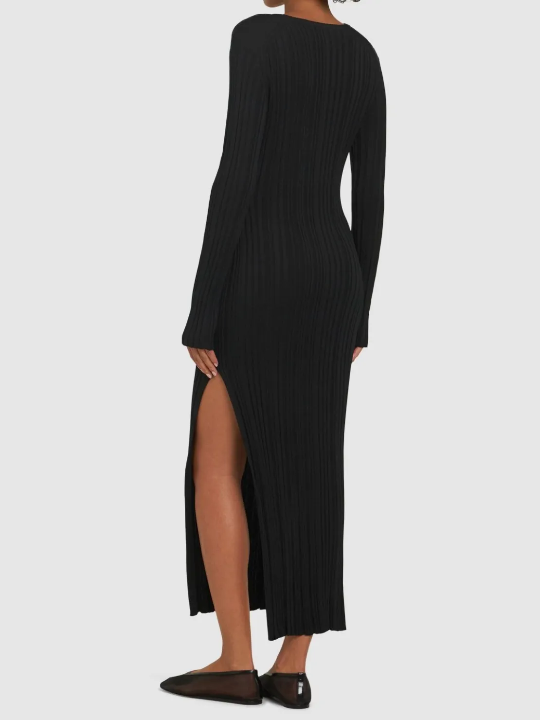 Vestito lungo Eldara in misto seta