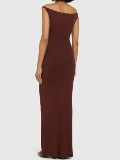 Vestito lungo Exclusive LVR in viscosa e seta