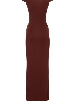 Vestito lungo Exclusive LVR in viscosa e seta