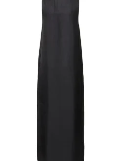 Vestito lungo in seta Nada con scollo