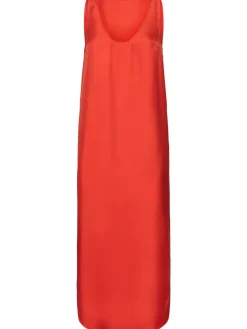 Vestito lungo in seta Nada con scollo