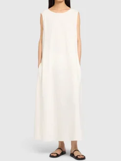 Vestito lungo in toile di seta Nicole