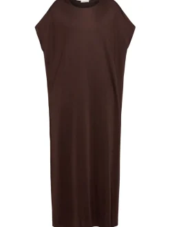 Vestito lungo Kaori in viscosa lucida