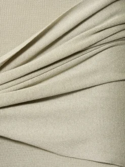 Vestito lungo Kora in seta e viscosa
