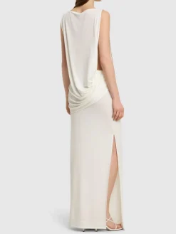 Vestito lungo La Robe Peplo Longue drappeggiato