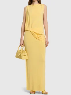 Vestito lungo La Robe Peplo Longue drappeggiato