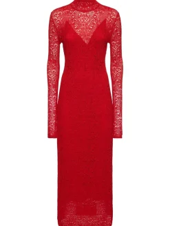 Vestito lungo Lethe in maglia di misto lana