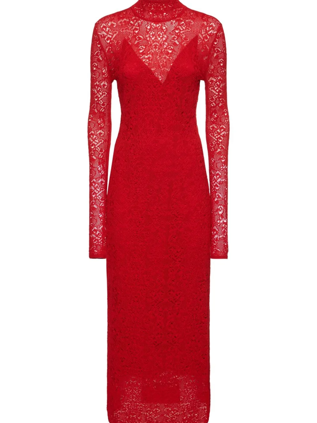Vestito lungo Lethe in maglia di misto lana