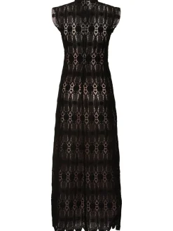 Vestito lungo macramé