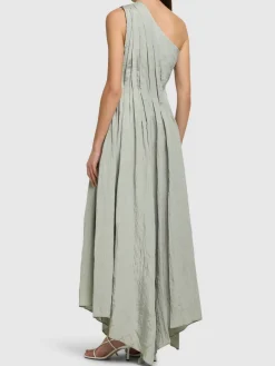 Vestito lungo monospalla Syvie