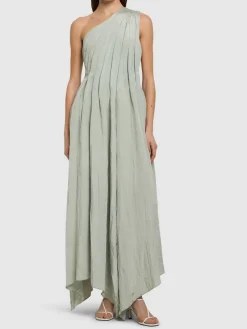 Vestito lungo monospalla Syvie