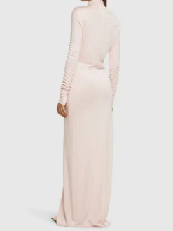Vestito lungo Norla in interlock