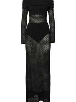Vestito lungo Romy in maglia di viscosa