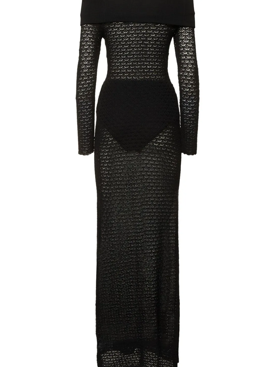 Vestito lungo Romy in maglia di viscosa