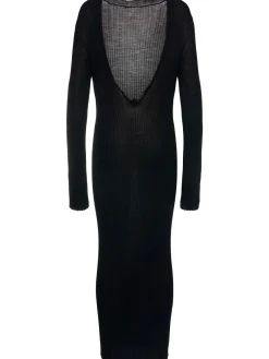 Vestito lungo Sigrid in lana fine
