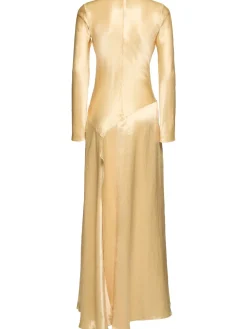 Vestito lungo Yara in raso