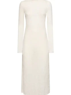 Vestito maxi in maglia di lana
