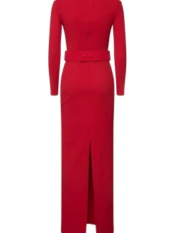 Vestito maxi Sabina in maglia di crepe