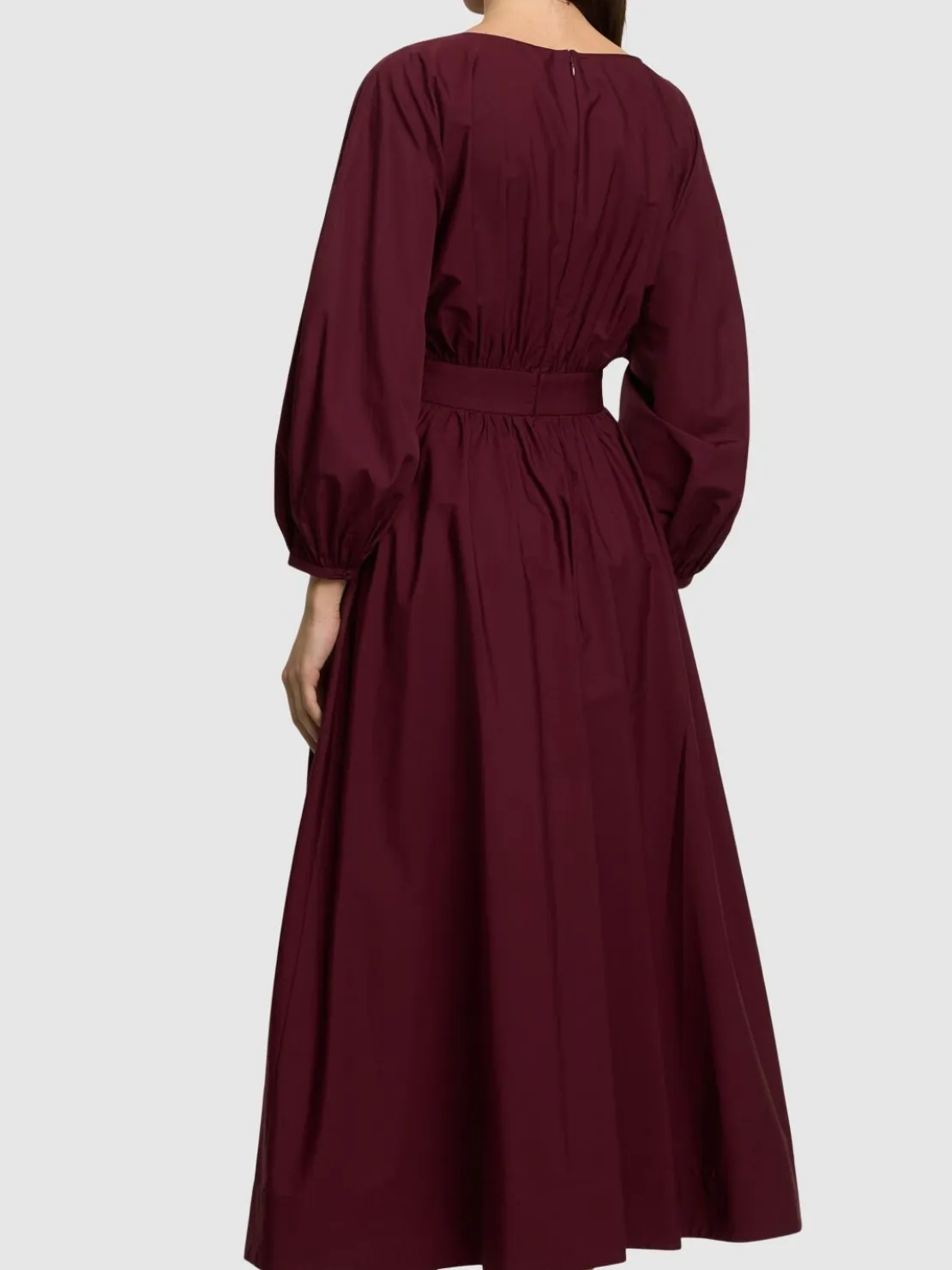 Vestito midi Ahmose in popeline di cotone