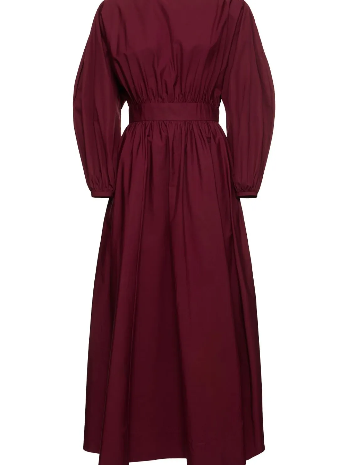 Vestito midi Ahmose in popeline di cotone