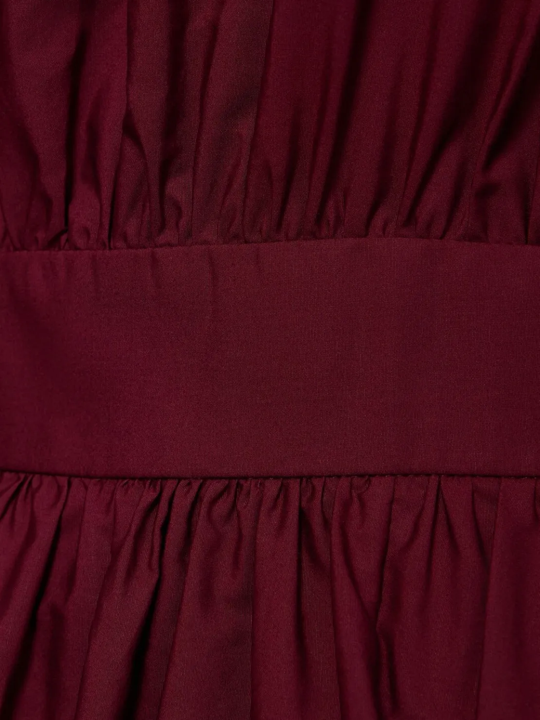 Vestito midi Ahmose in popeline di cotone