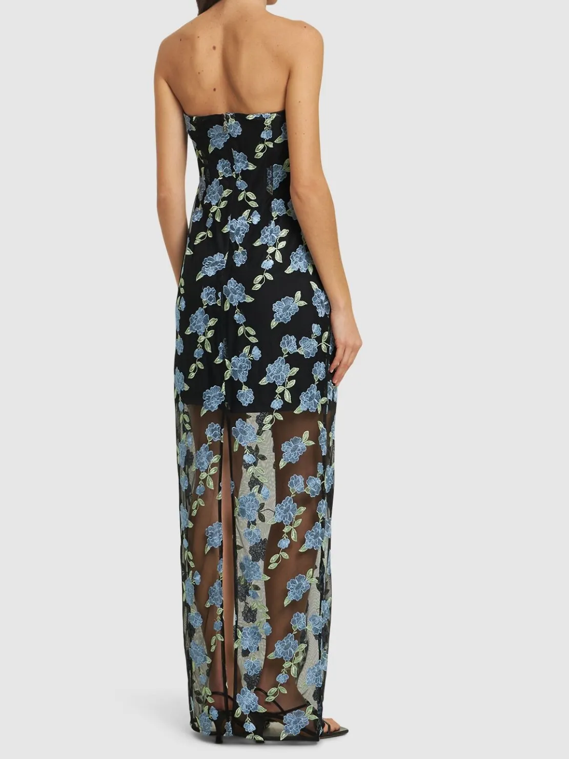 Vestito midi Albertina in mesh