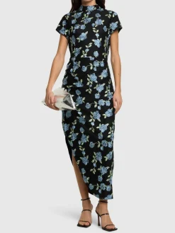 Vestito midi Amaja in mesh