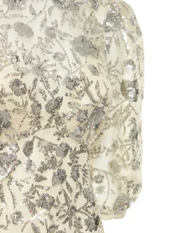 Vestito midi con paillettes