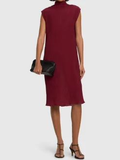 Vestito midi Eve in seta e cotone
