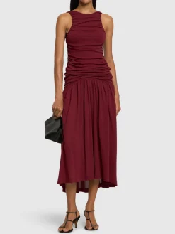 Vestito midi Evidente in cotone