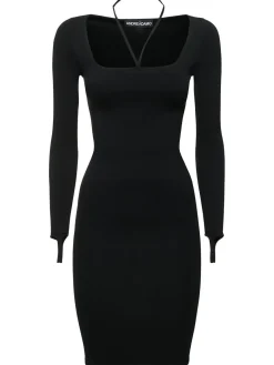 Vestito midi in jersey