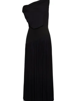 Vestito midi in jersey / spalle scoperte