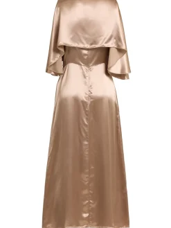 Vestito midi in raso
