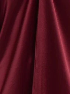 Vestito midi in raso Lucina