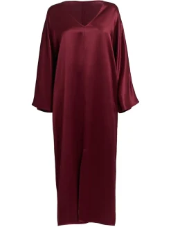 Vestito midi in raso Lucina