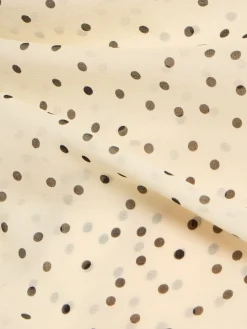 Vestito midi in seta stretch drappeggiata