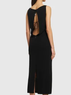 Vestito midi Leander in jersey di viscosa