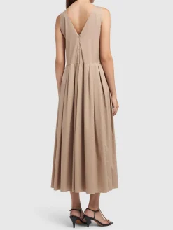 Vestito midi Moira in popeline