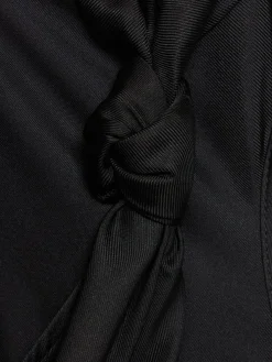 Vestito midi Moun in seta drappeggiata