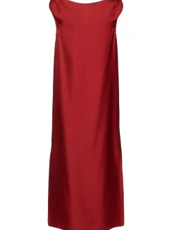 Vestito midi Moun in seta drappeggiata
