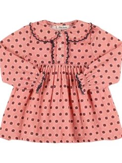 Vestito Mina in garza di cotone stampato