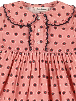 Vestito Mina in garza di cotone stampato