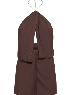 Vestito mini in jersey di viscosa