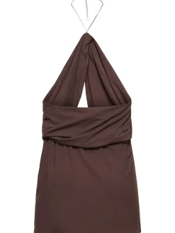 Vestito mini in jersey di viscosa