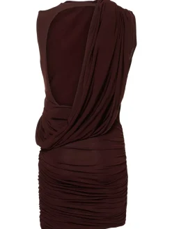 Vestito mini in jersey drappeggiato