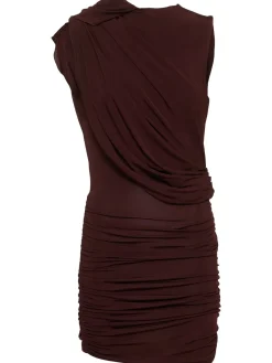 Vestito mini in jersey drappeggiato