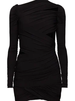 Vestito mini in jersey stretch drappeggiato